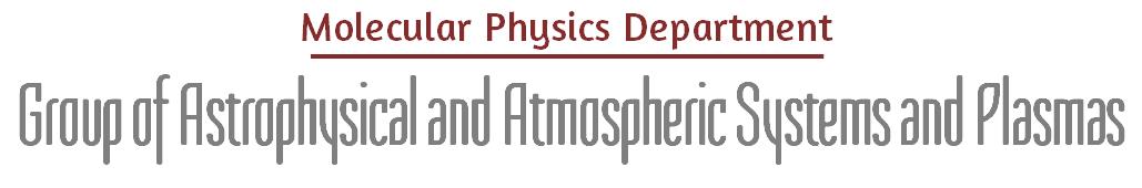 Group of Astrophysical and Atmospheric Systems and Plasmas